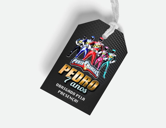 Tag Agradecimento Power Rangers