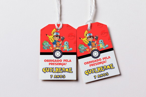 Tag Agradecimento Pokemon