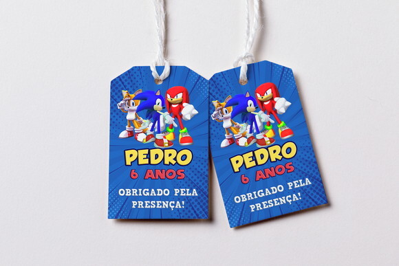 Tag Agradecimento Sonic