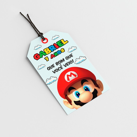 Tag Agradecimento Super Mario