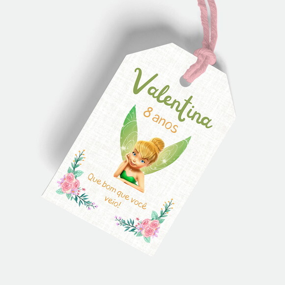 Tag Agradecimento Tinker Bell
