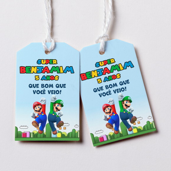 Tag Agradecimento Super Mario