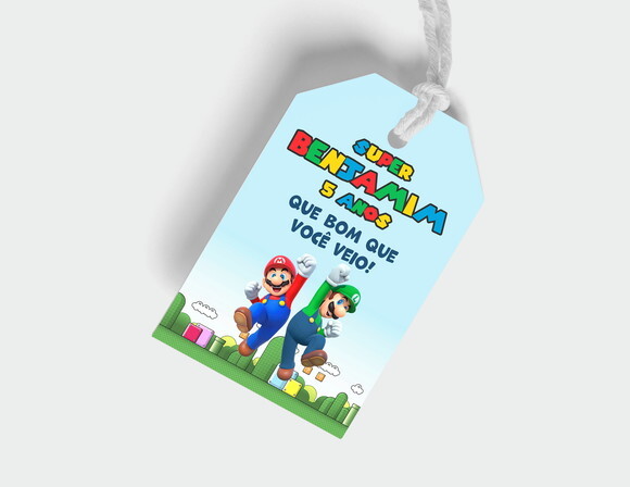 Tag Agradecimento Super Mario