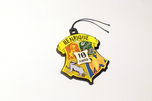 Tag Lembrancinha Harry Potter - 3d