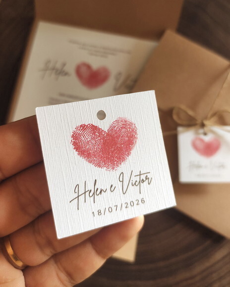 Tag Lembrancinha para Casamento