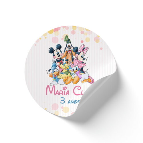 Adesivo Minnie e Mickey