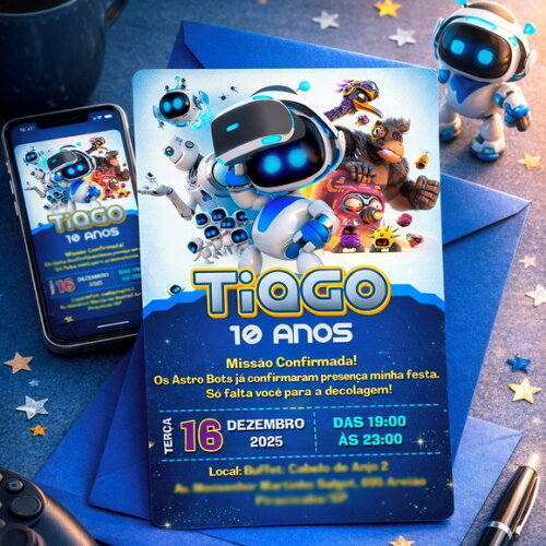 Convite Digital Astro Bot