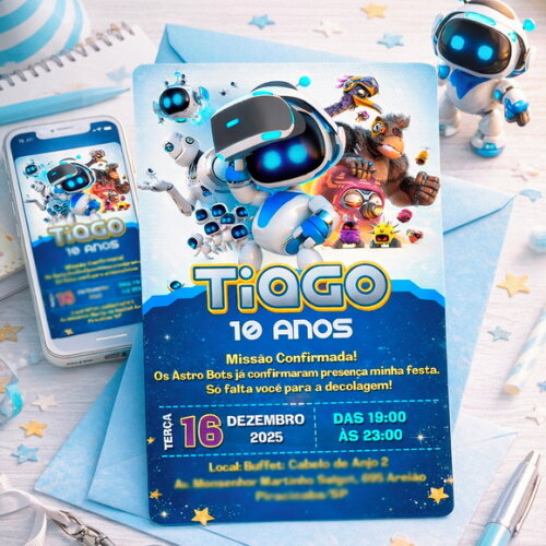 Convite Digital Astro Bot
