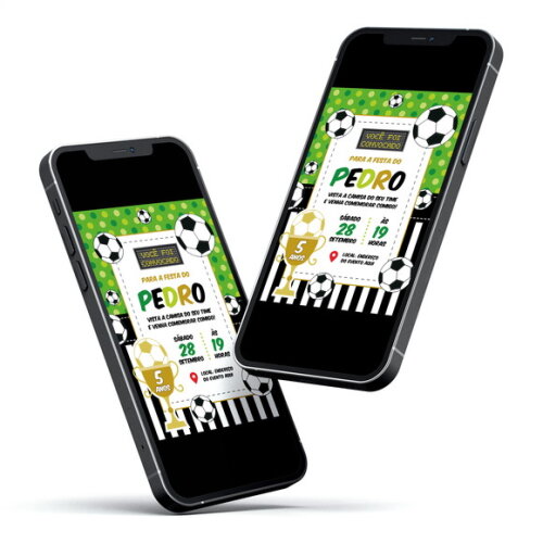 Convite Digital Futebol + Arte para Tag