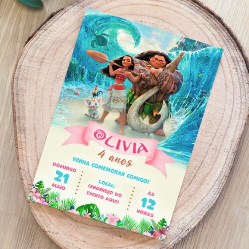 Convite Digital Moana