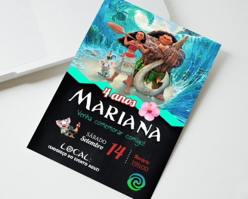 Convite Digital Moana