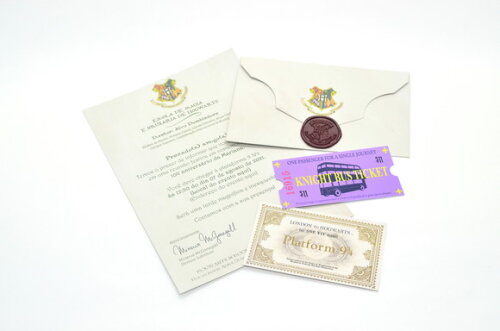 Convite Personalizado Carta de Hogwarts - Harry Potter