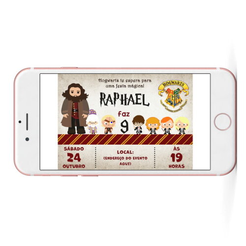 Convite Virtual Harry Potter