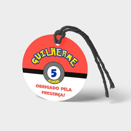 Tag Agradecimento Pokebola Pokemon