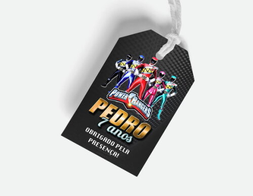 Tag Agradecimento Power Rangers