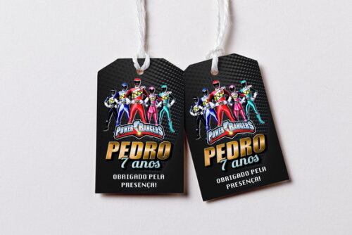 Tag Agradecimento Power Rangers
