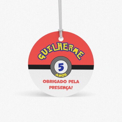 Tag Agradecimento Pokebola Pokemon
