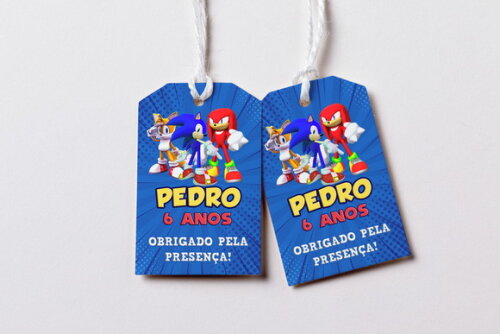 Tag Agradecimento Sonic