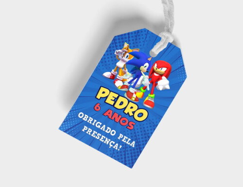 Tag Agradecimento Sonic