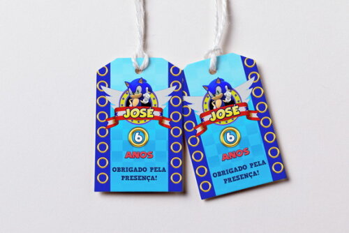 Tag Agradecimento Sonic