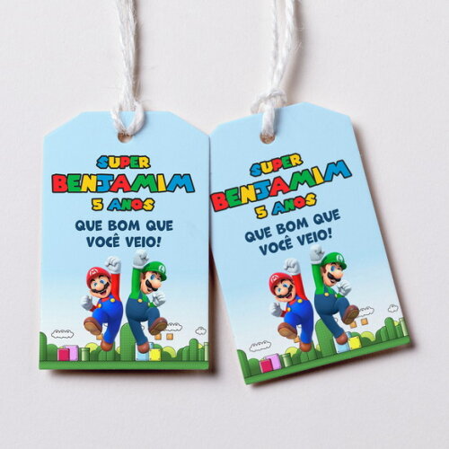 Tag Agradecimento Super Mario