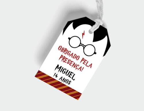 Tag Lembrancinha Harry Potter