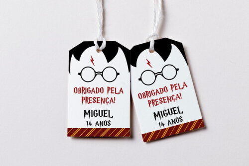 Tag Lembrancinha Harry Potter