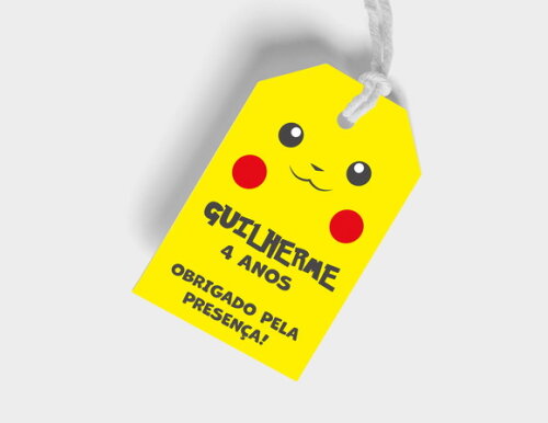 Tag Obrigado pela Presença Pokemon