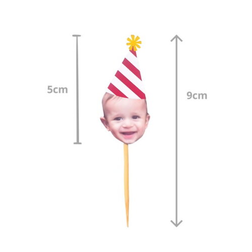 Topper com Rostinho do Bebê