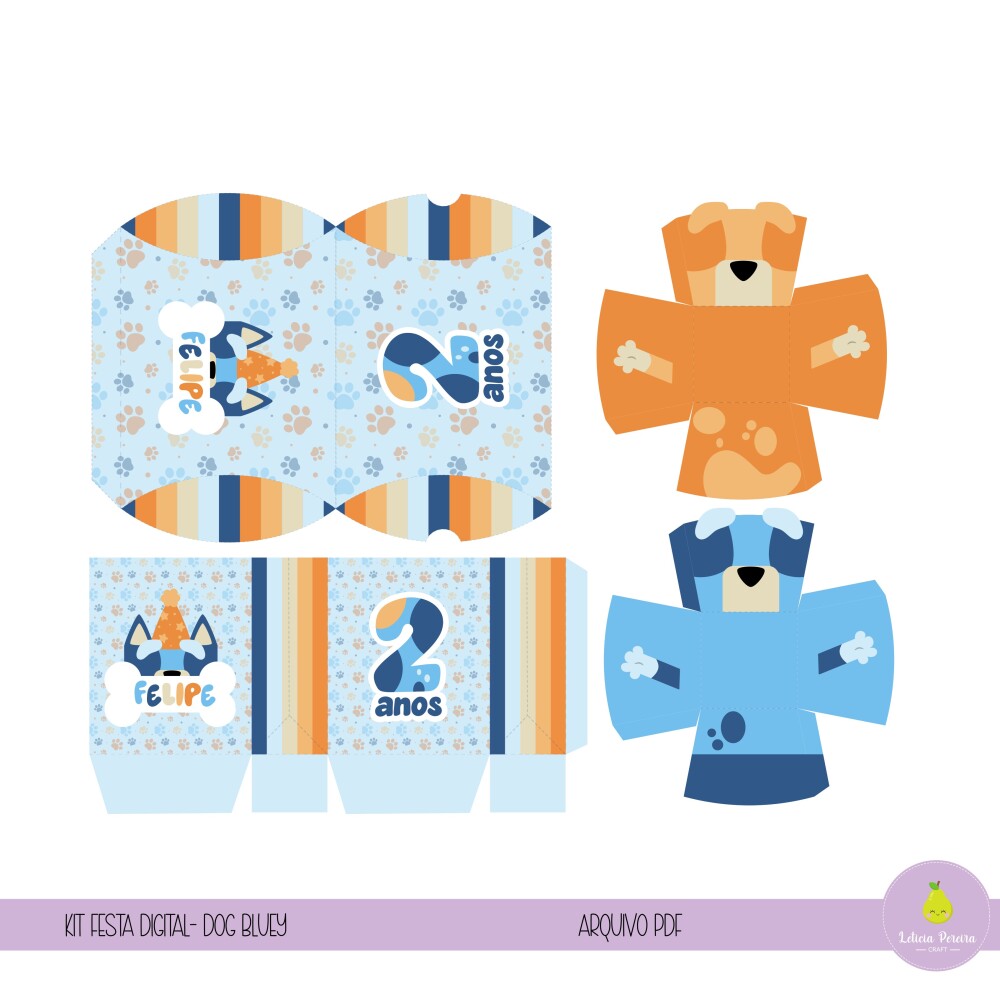 kit digital - festa bluey