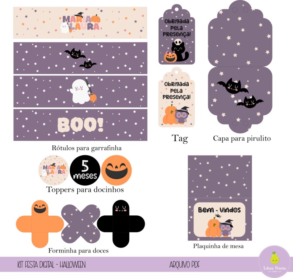 Kit Festa Digital - Halloween