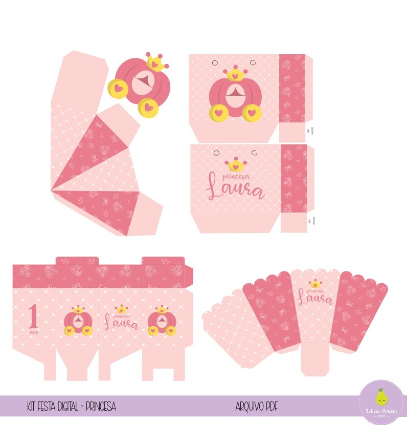 Kit Festa Digital Princesa
