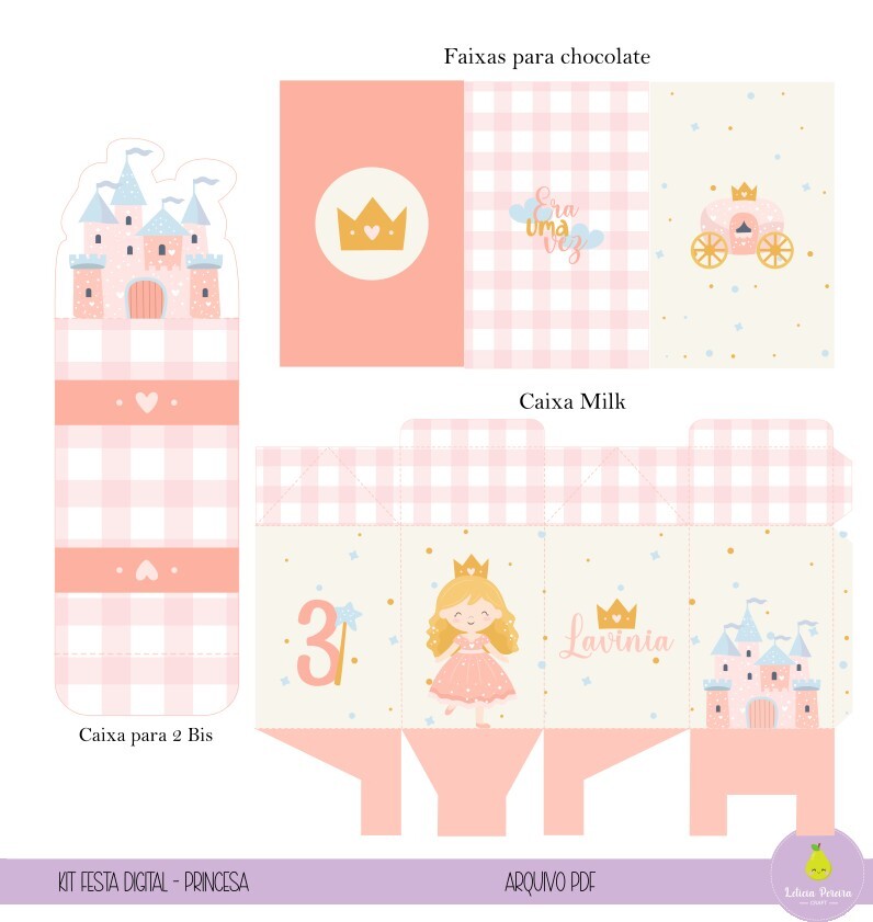 Kit Festa Digital Princesa Encantada