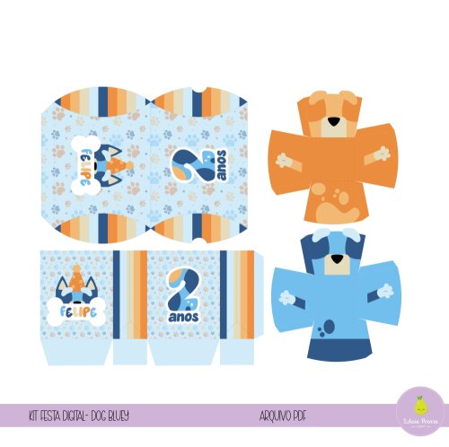 kit digital - festa bluey