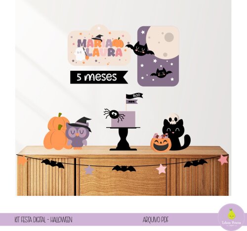 Kit Festa Digital - Halloween
