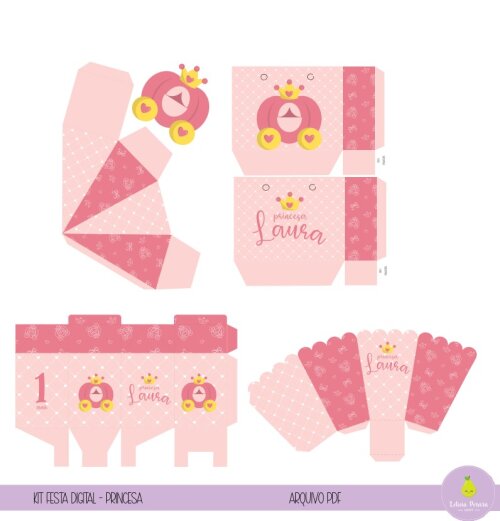 Kit Festa Digital Princesa