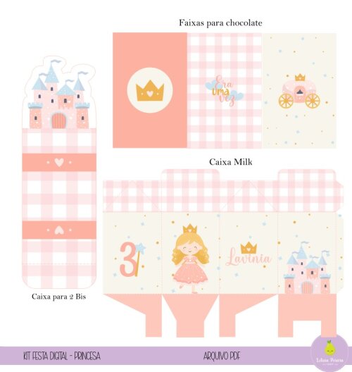 Kit Festa Digital Princesa Encantada