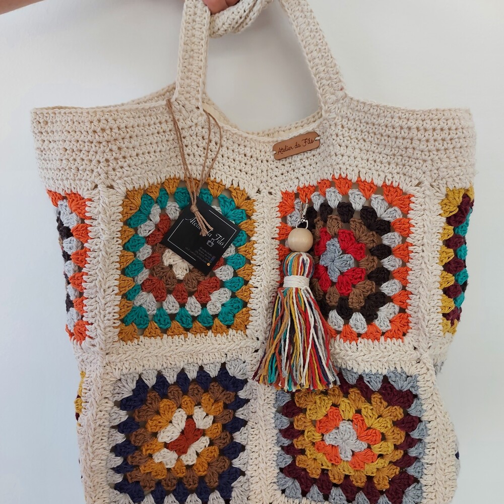 Bolsa de crochê - 14