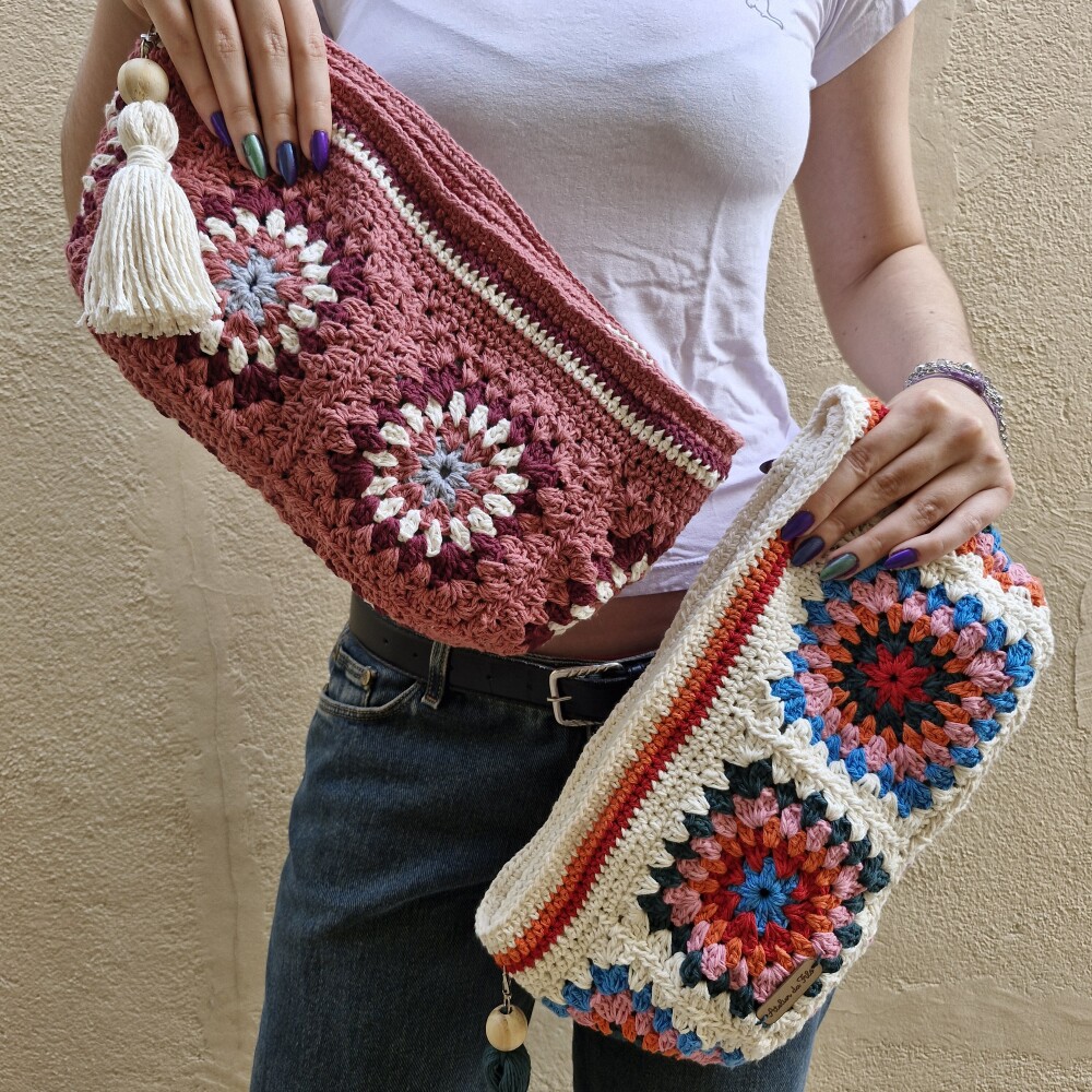 Bolsa de crochê- bolsa de mão