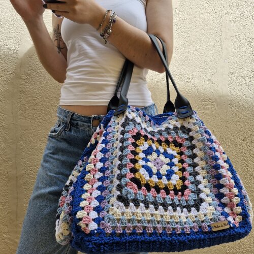 Bolsa de crochê - mala