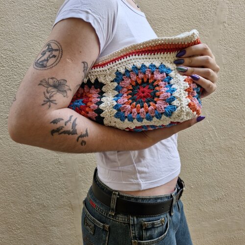 Bolsa de crochê- bolsa de mão