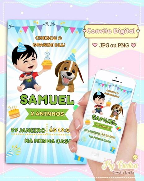 Convite Digital Bento e Totó