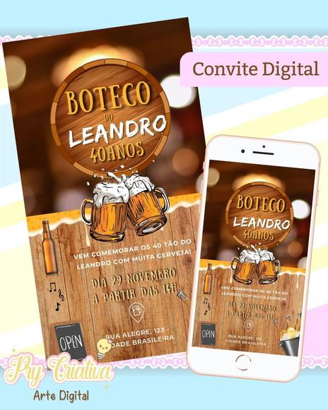 Convite Digital Boteco