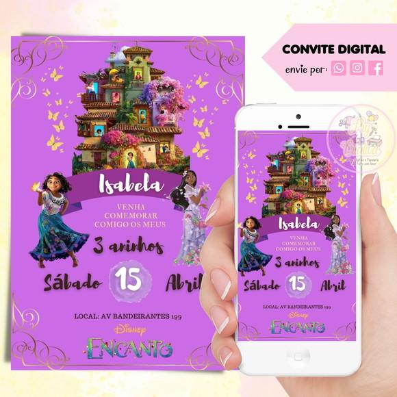 Convite Digital Encanto Família Madrigal