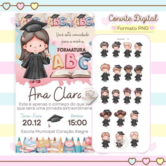 Convite Digital Formatura Abc