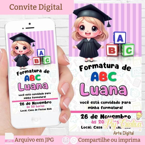 Convite Digital Formatura Abc