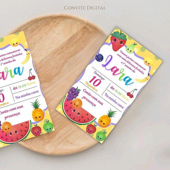 Convite Digital Frutas