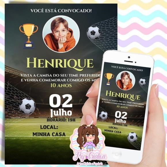 Convite Digital Futebol