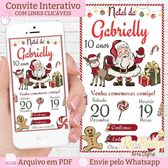 Convite Digital Interativo Natal