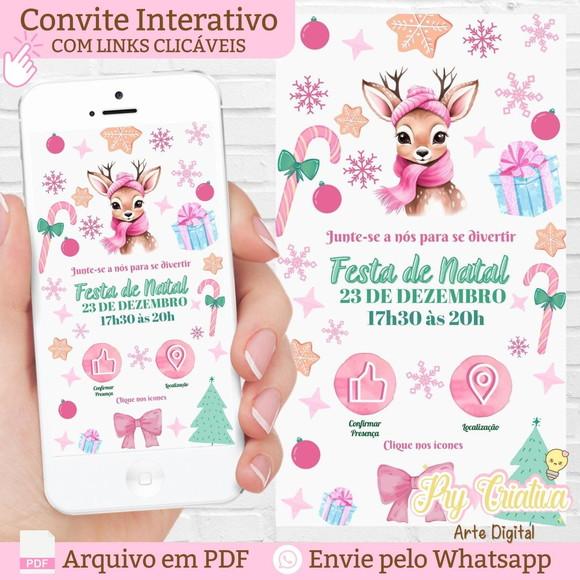 Convite Digital Interativo Natal